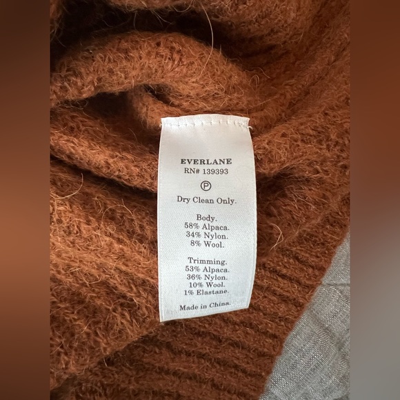 Everlane Women's Crew Neck Sweater in Brown - Picture 7 of 8